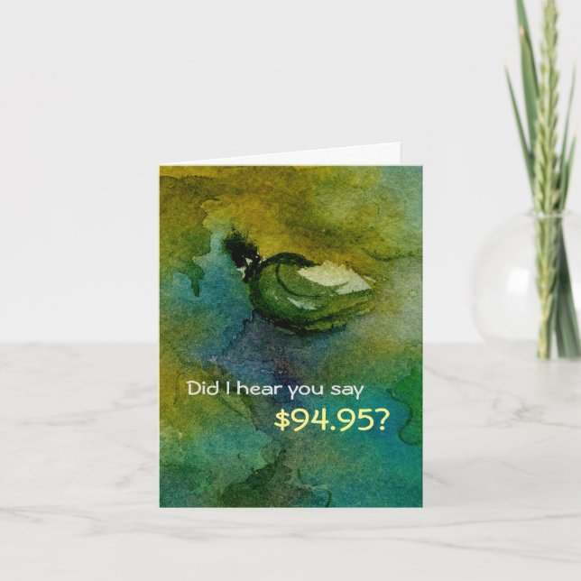 Humorous 95th Birthday card (Front)