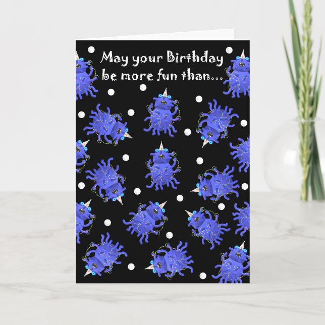 Humorous Aliens Birthday Card by Jo Images (Front)