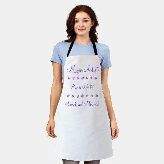 Humorous Amateur Artist Smock Apron (Worn)