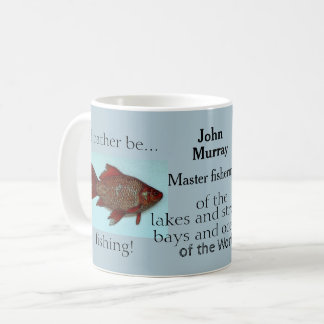 Humorous amateur fisherman coffee mug