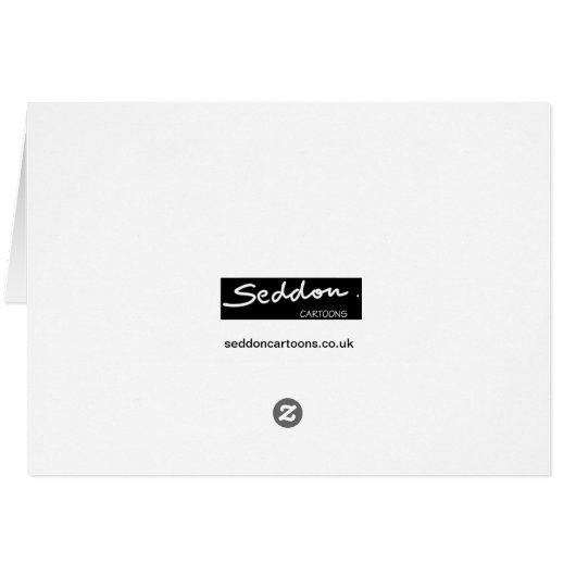 Humorous and original cartoon by Mike Seddon. (Back Horizontal)