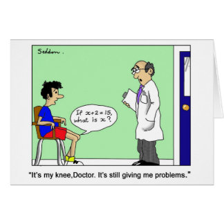 Humorous and original cartoon by Mike Seddon. Cards