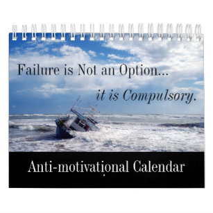 Humorous Anti-motivational Failure and Nonsense Calendar