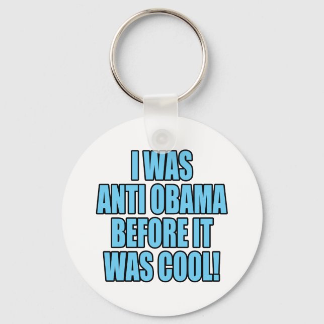 Humorous Anti Obama T-Shirts and Bumper Stickers Keychain (Front)