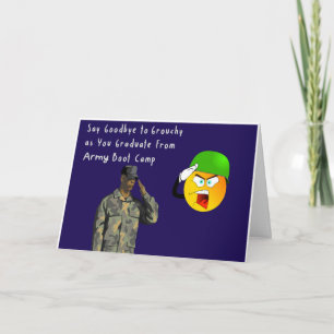 Humorous Army Boot Camp Graduation Card