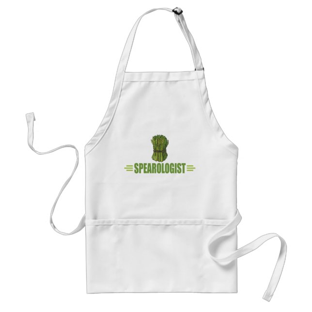 Humorous Asparagus Adult Apron (Front)