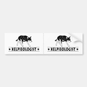 Humorous Australian Cattle Dog Bumper Sticker