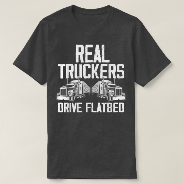 Humorous Automobile Driving Pickup Truck Sarcastic T-Shirt (Design Front)