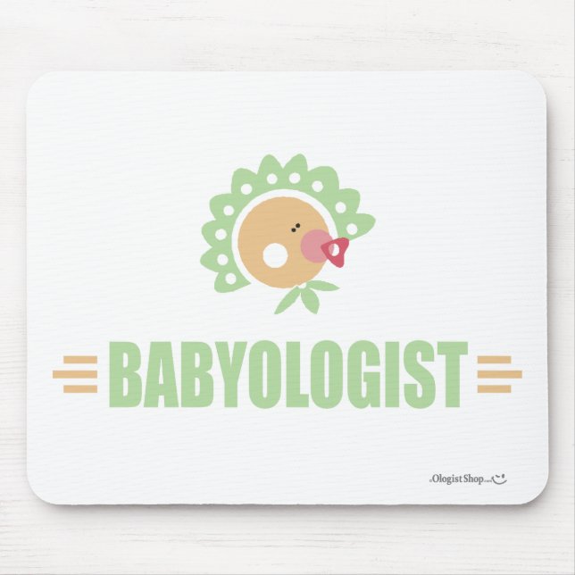 Humorous Baby Mouse Pad (Front)