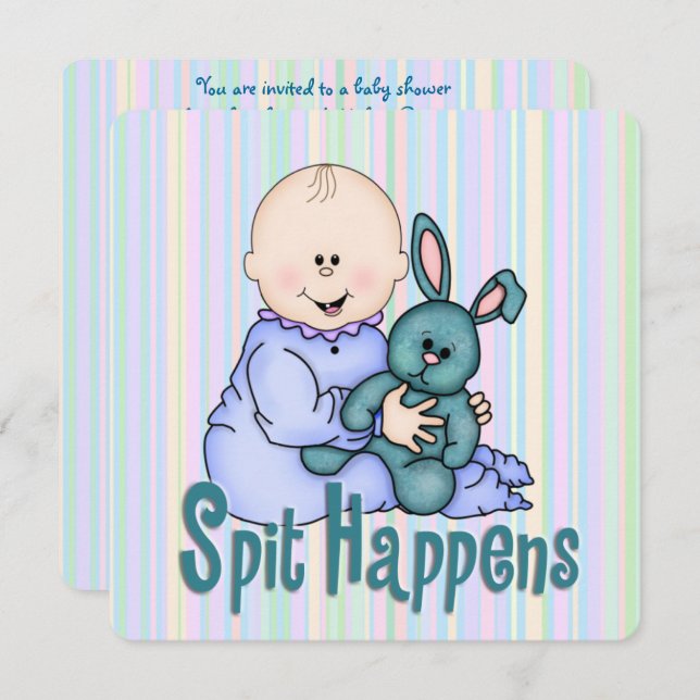 Humorous Baby Shower Invitation (Front/Back)