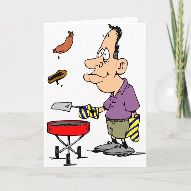 Humorous BBQ Gifts Card (Front)