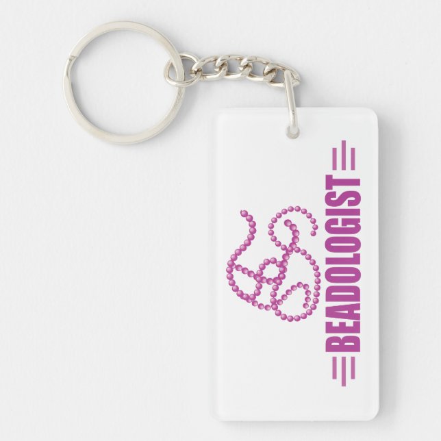 Humorous Beading Keychain (Front)