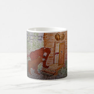 Humorous Bear Scene Coffee Mug