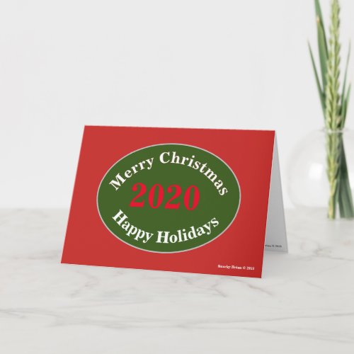 Humorous Belated Christmas Greeting Card