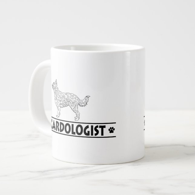 Humorous Berger Picard Large Coffee Mug (Front Left)
