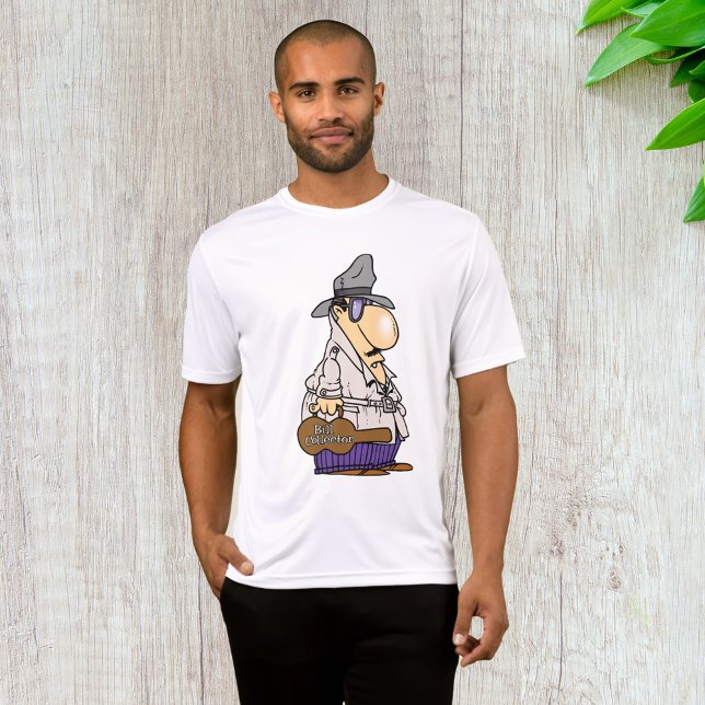 Humorous Bill Collector Character T-Shirt (Creator Uploaded)
