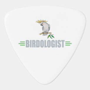 Humorous Bird Lover's Cockatiel Guitar Pick