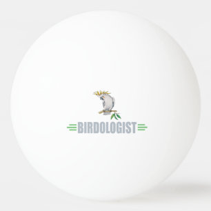 Humorous Bird Lover's Cockatiel Ping Pong Ball
