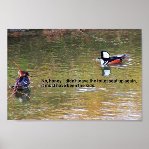 Humorous Bird_themed poster