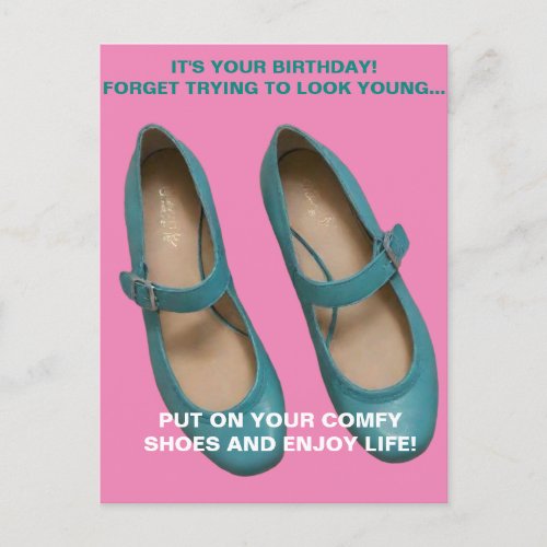 HUMOROUS BIRTHDAY BRIGHT cheerful Postcard