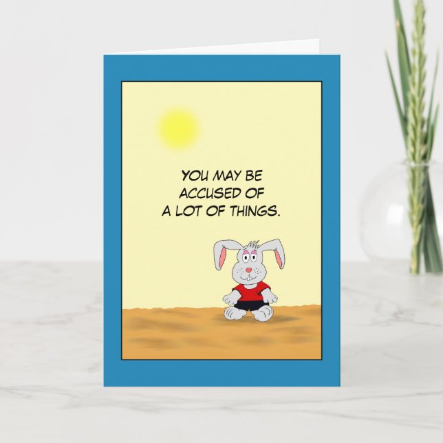 Humorous Birthday Card (Front)