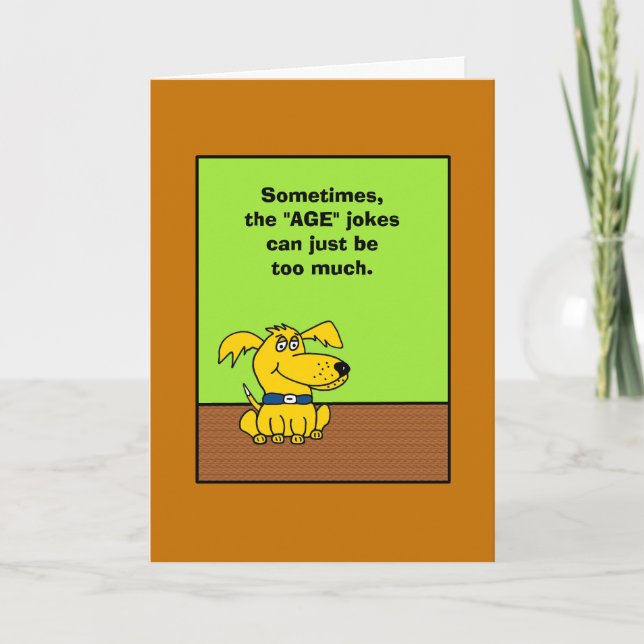 Humorous Birthday Card (Front)
