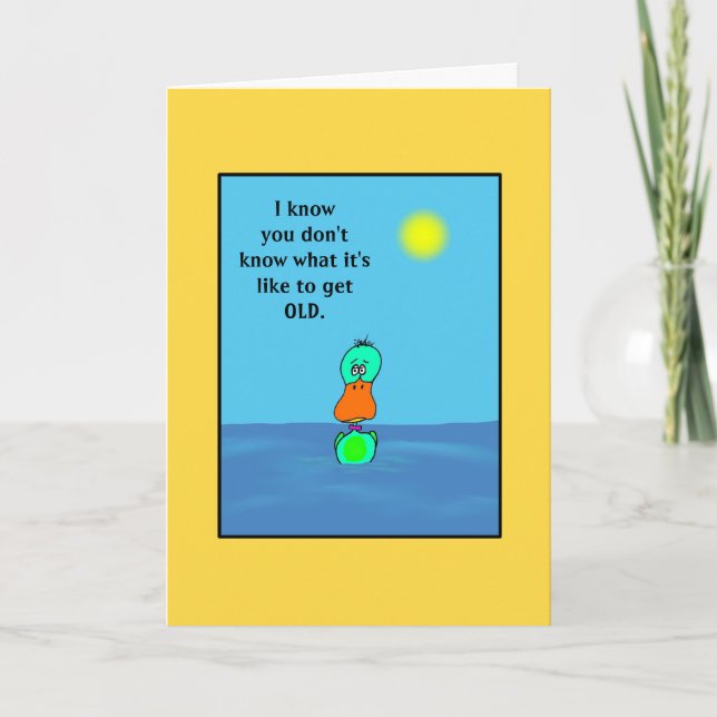 Humorous Birthday Card (Front)