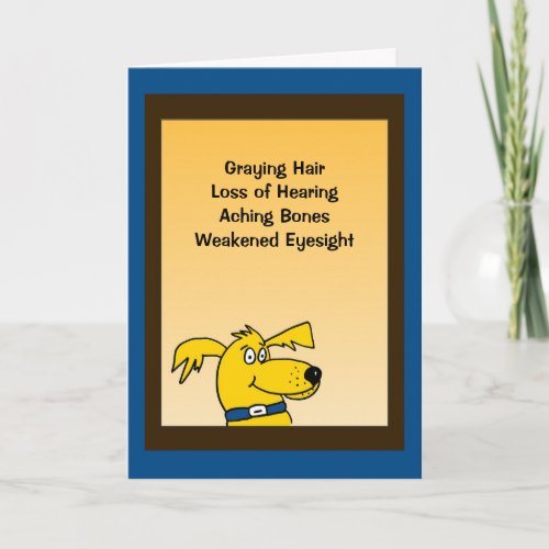 Humorous Birthday Card