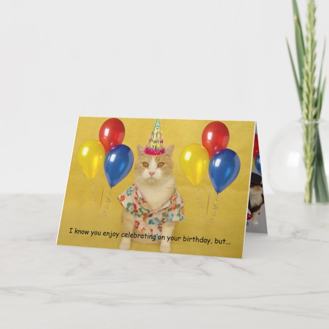 Humorous Birthday Card (Front)