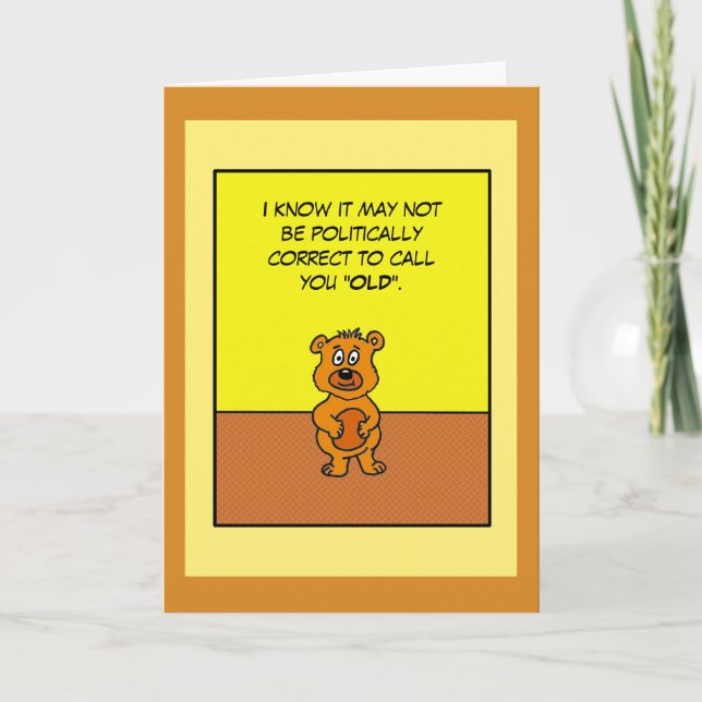 Humorous Birthday Card (Front)
