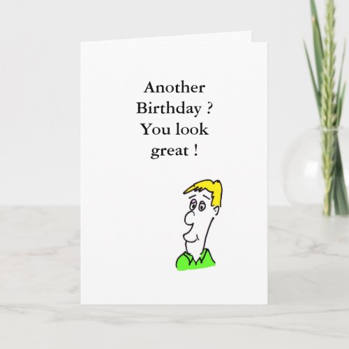 Humorous Birthday Card