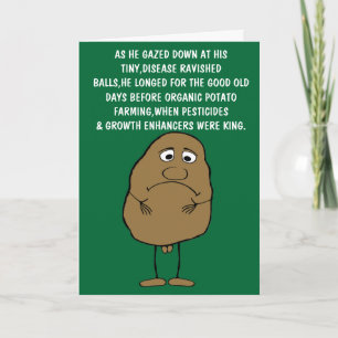 Humorous birthday card