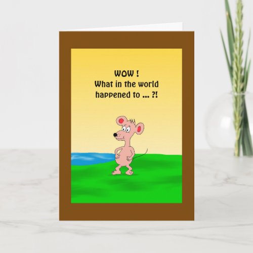 Humorous Birthday Card