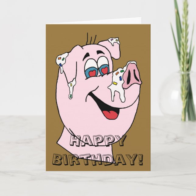 Humorous Birthday Card (Front)