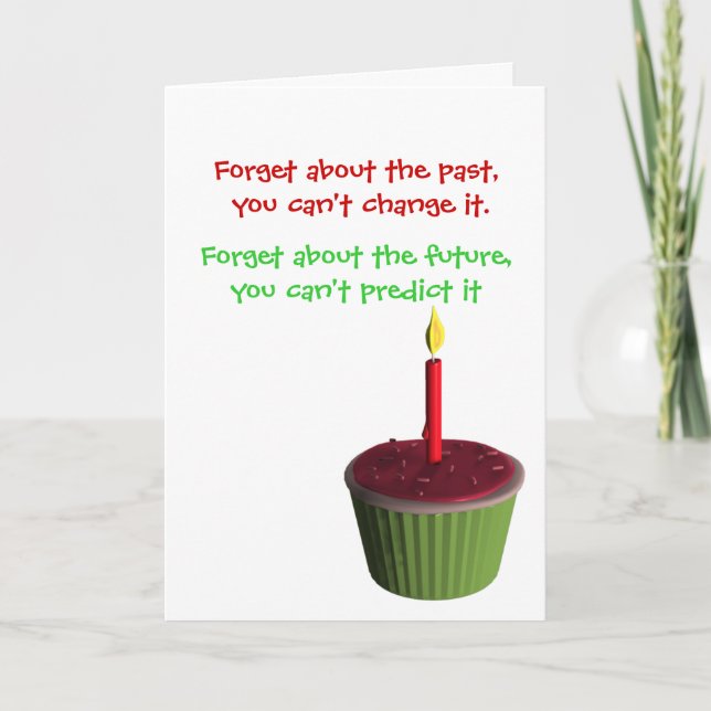 Humorous Birthday Card (Front)