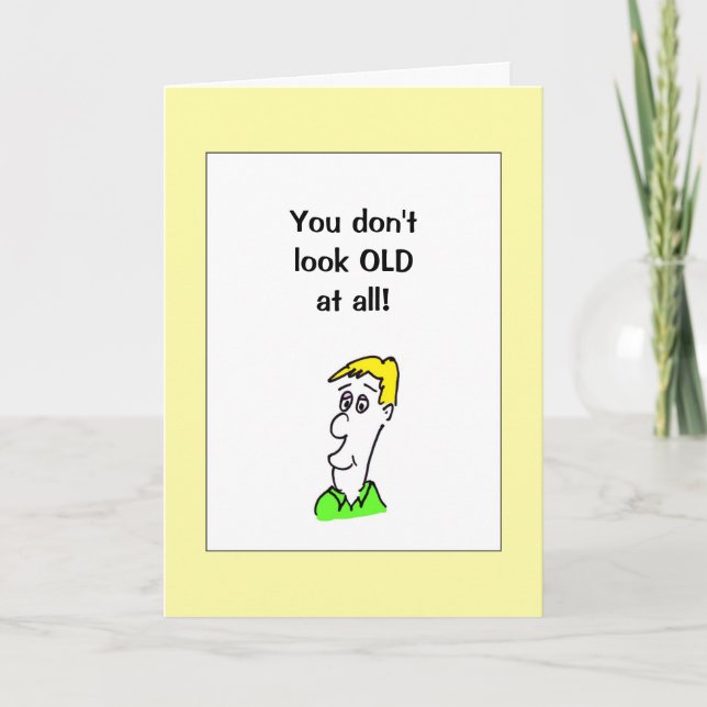 Humorous Birthday Card (Front)