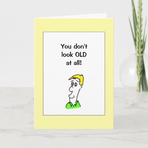 Humorous Birthday Card