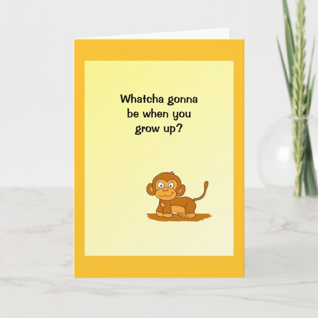 Humorous Birthday Card (Front)