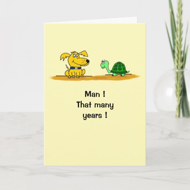 Humorous Birthday Card (Front)