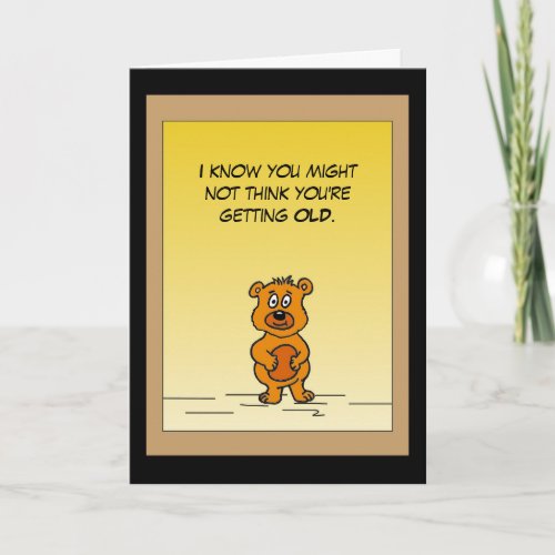 Humorous Birthday Card