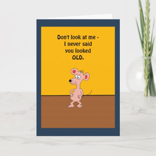 Humorous Birthday Card