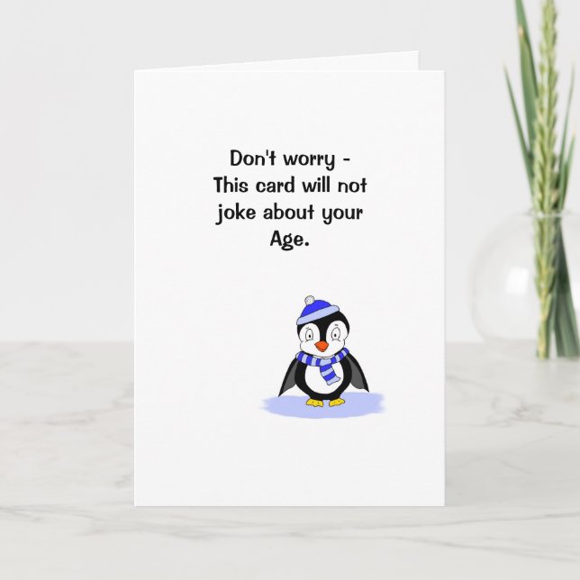 Humorous Birthday Card (Front)