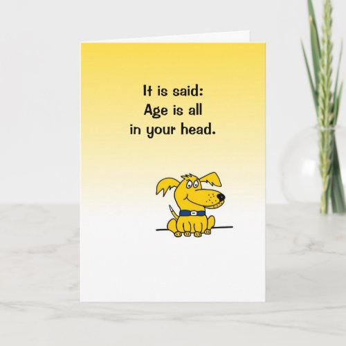 Humorous Birthday Card