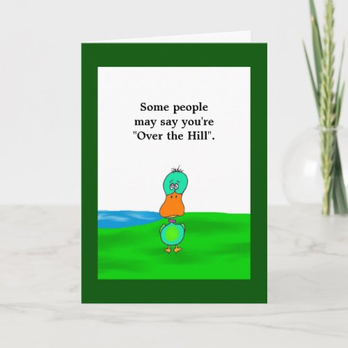 Humorous Birthday Card