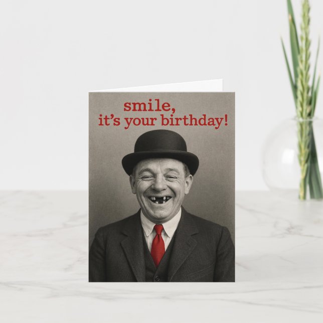 Humorous Birthday Card (Front)
