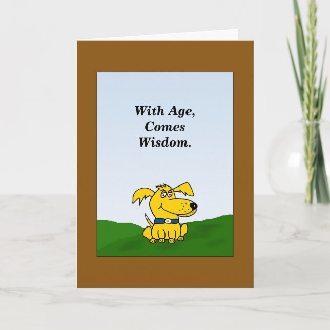 Humorous Birthday Card (Front)