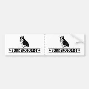 Humorous Border Collie Bumper Sticker