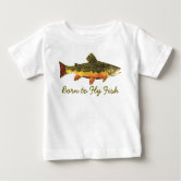 Humorous Brook Trout Fly Fishing T-Shirt