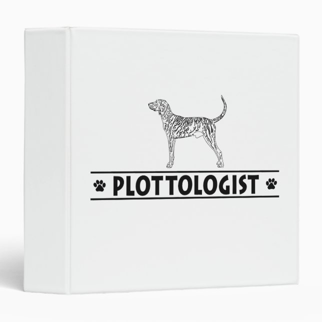 Humorous Brindle Plott Binder (Front/Spine)