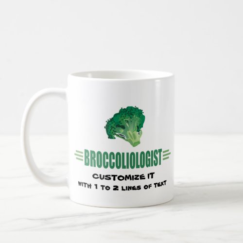 Humorous Broccoli Coffee Mug
